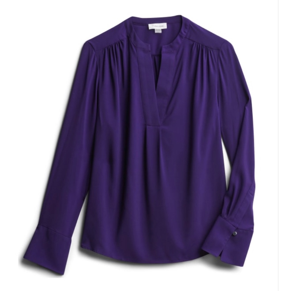 Calvin Klein V-Neck Blouse